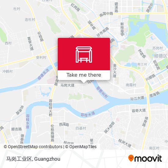 马岗工业区 map
