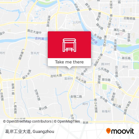 葛岸工业大道 map