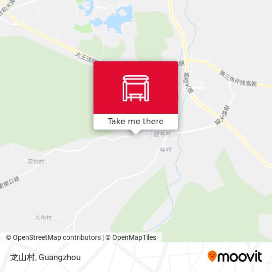 龙山村 map