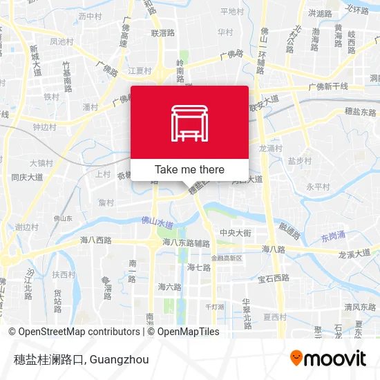 穗盐桂澜路口 map