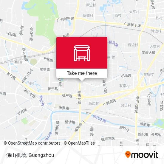佛山机场 map