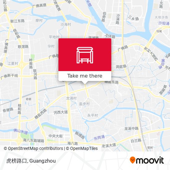 虎榜路口 map