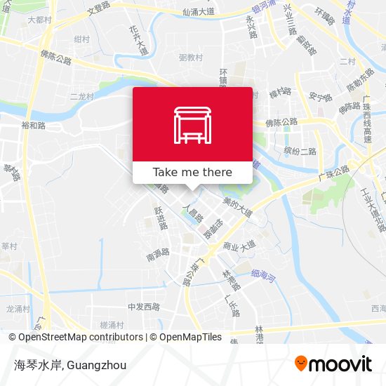 海琴水岸 map