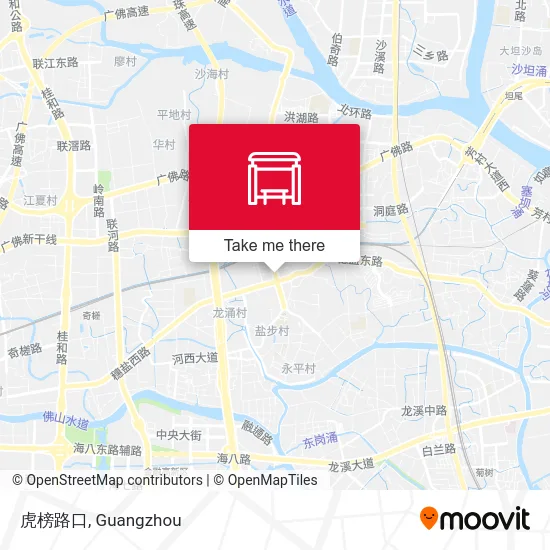 虎榜路口 map