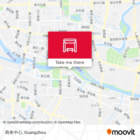 商务中心 map