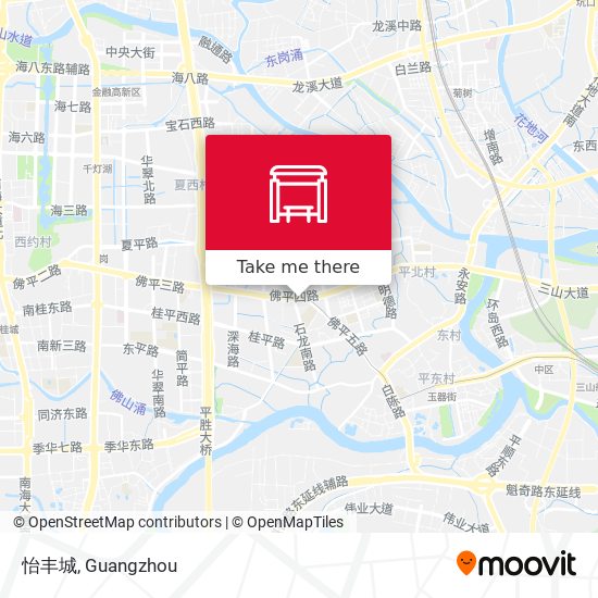 怡丰城 map