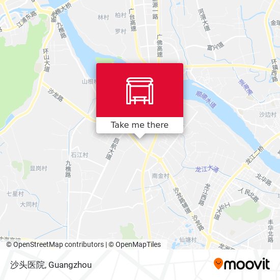 沙头医院 map