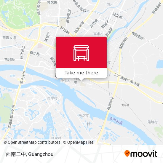 西南二中 map