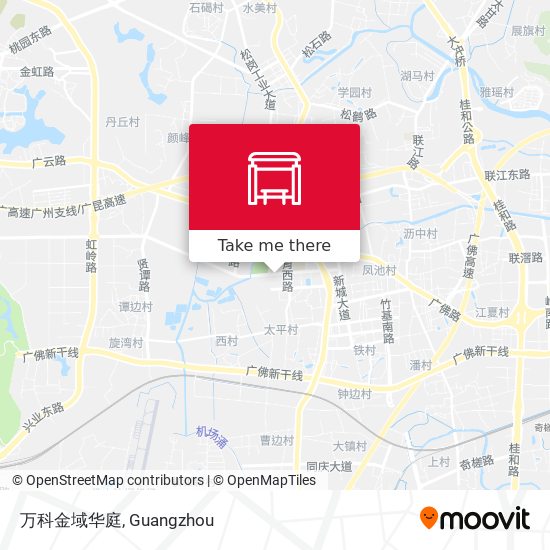 万科金域华庭 map