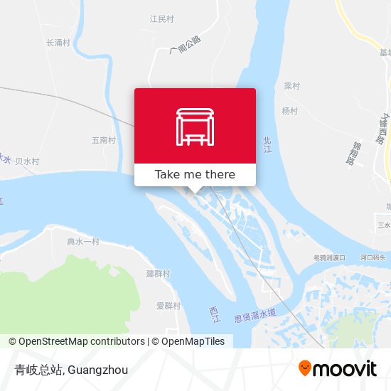 青岐总站 map