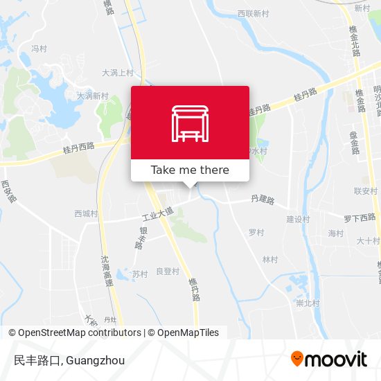 民丰路口 map