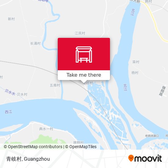 青岐村 map