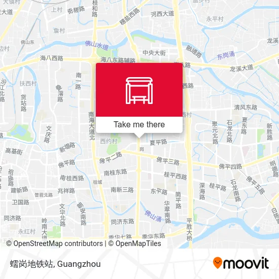 蠕岗地铁站 map