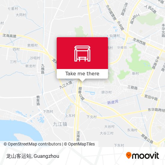 龙山客运站 map