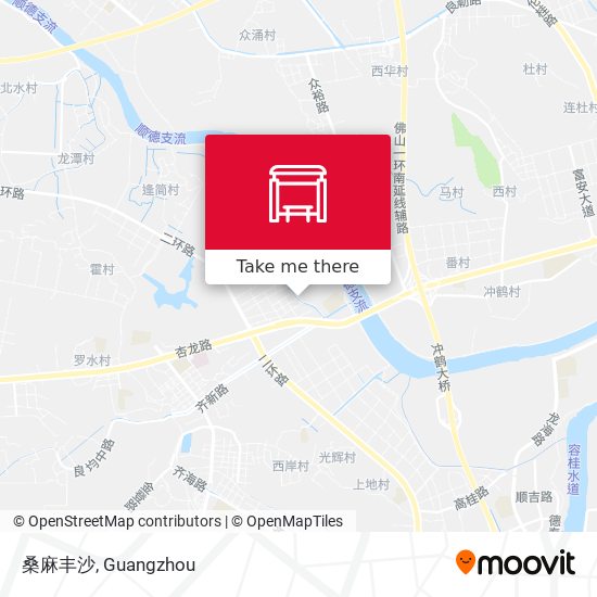 桑麻丰沙 map