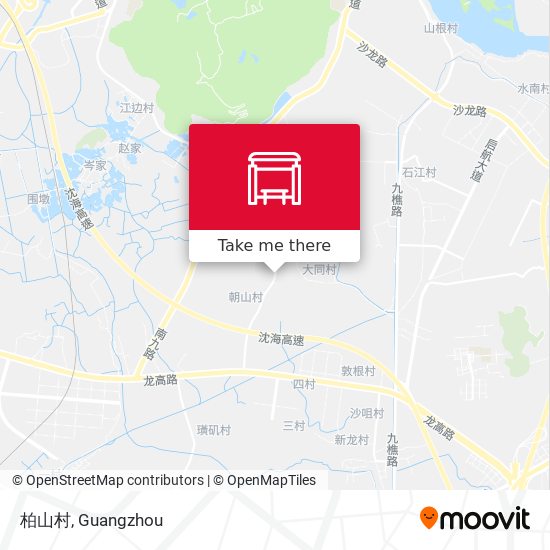 柏山村 map