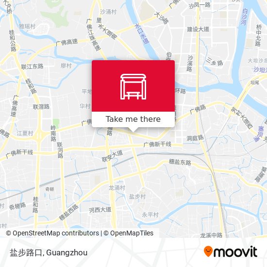 盐步路口 map
