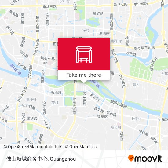 佛山新城商务中心 map