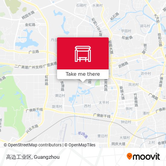 高边工业区 map