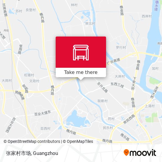 张家村市场 map