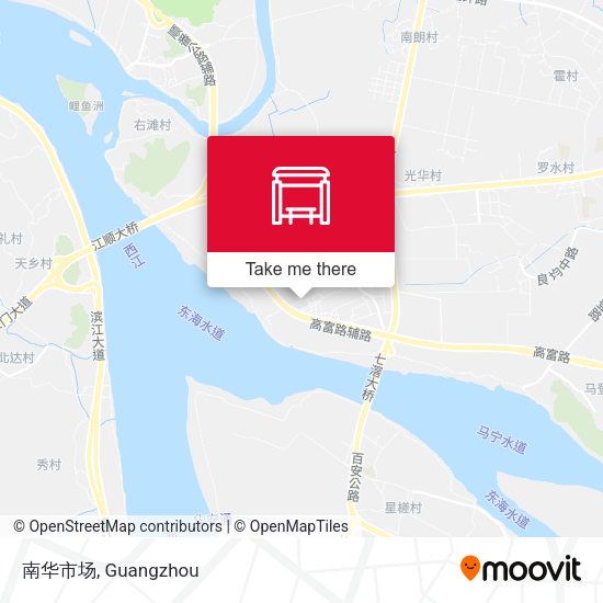 南华市场 map