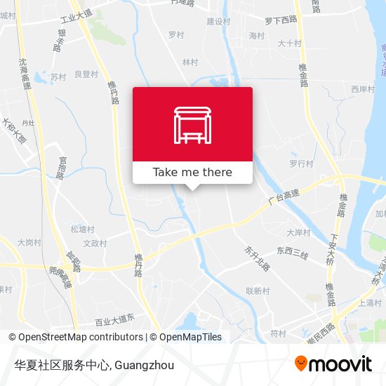 华夏社区服务中心 map