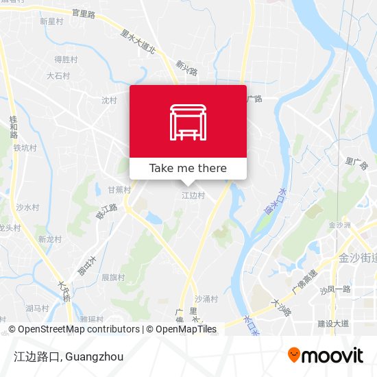 江边路口 map