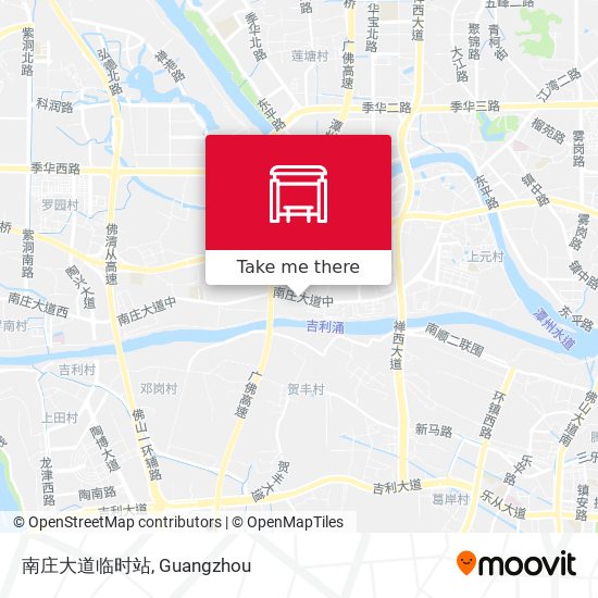 南庄大道临时站 map