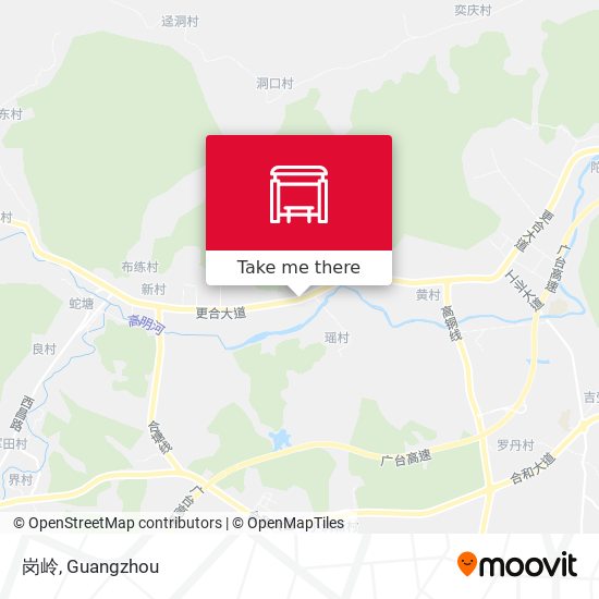 岗岭 map