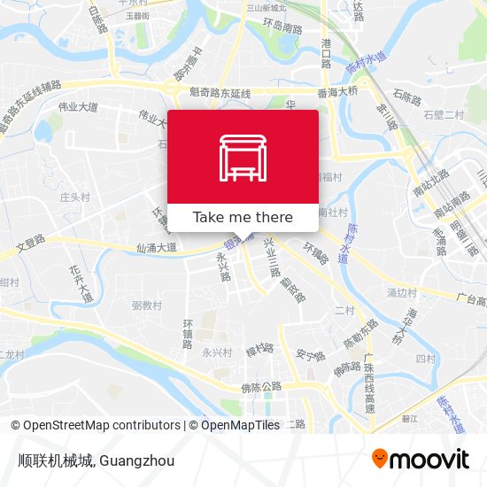 顺联机械城 map