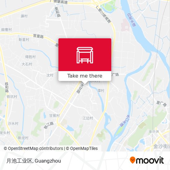 月池工业区 map