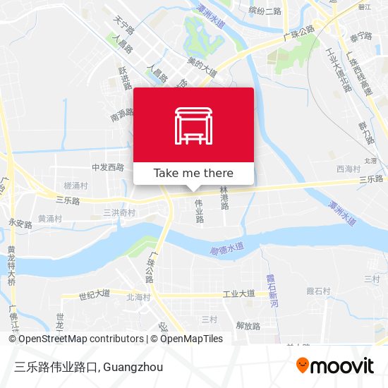 三乐路伟业路口 map