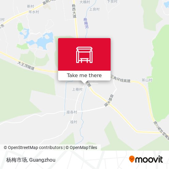 杨梅市场 map