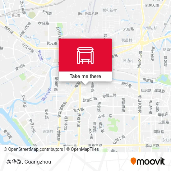 泰华路 map