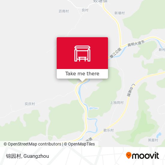 锦园村 map