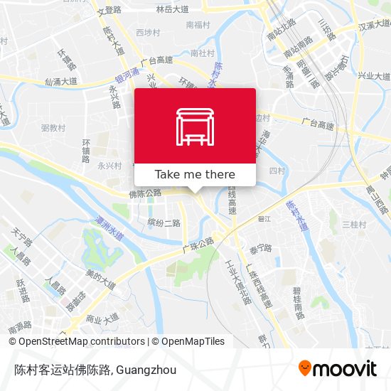 陈村客运站佛陈路 map
