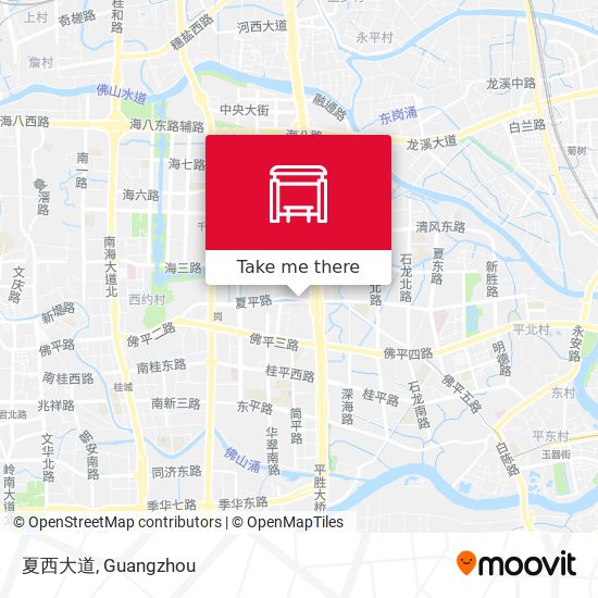 夏西大道 map