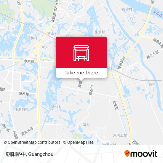 朝阳路中 map