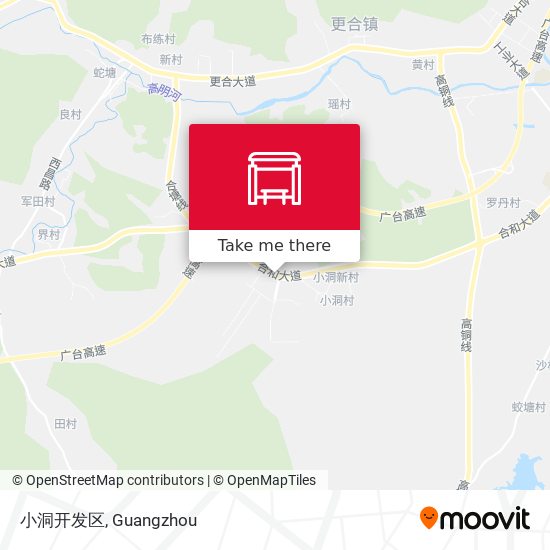 小洞开发区 map