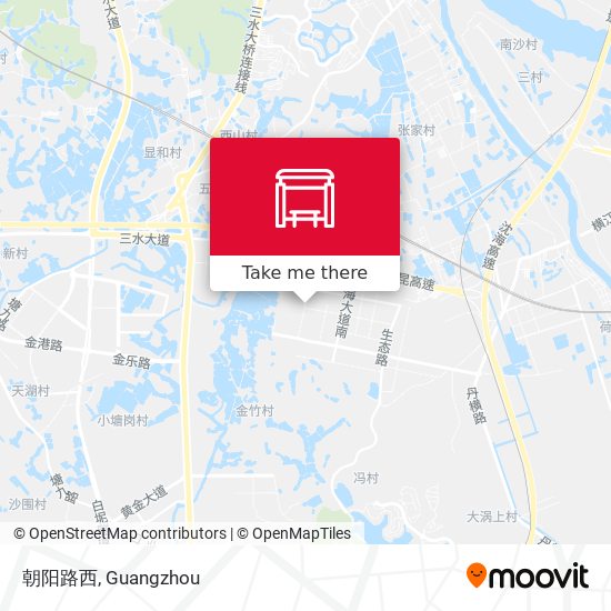 朝阳路西 map