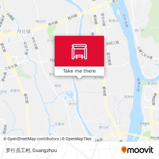 罗行员工村 map