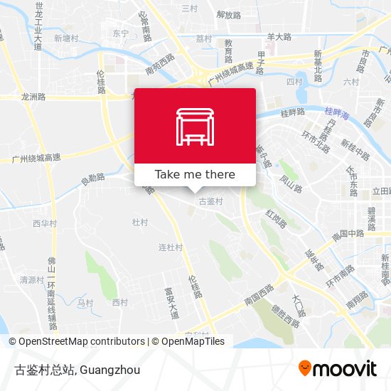 古鉴村总站 map