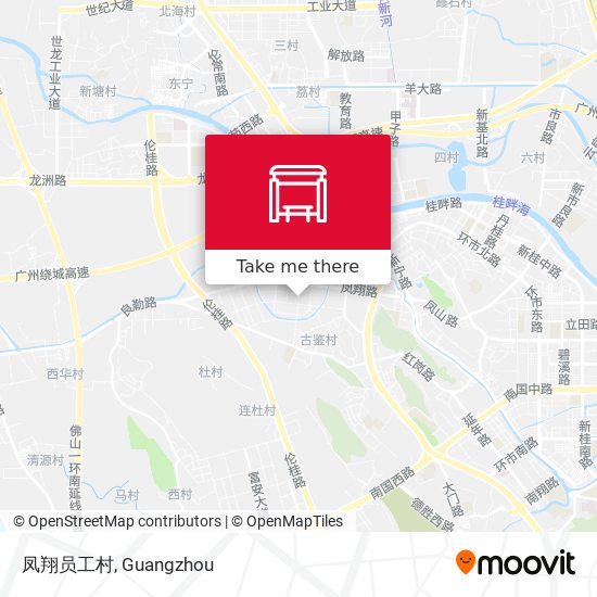 凤翔员工村 map