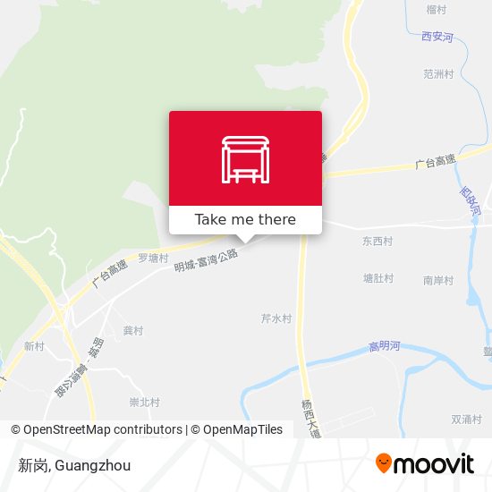 新岗 map