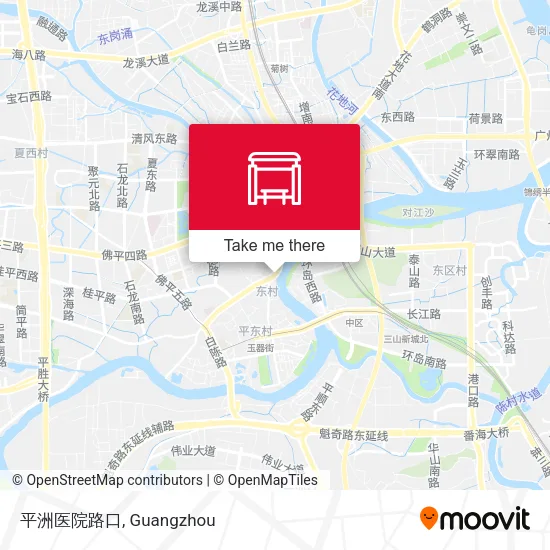 平洲医院路口 map