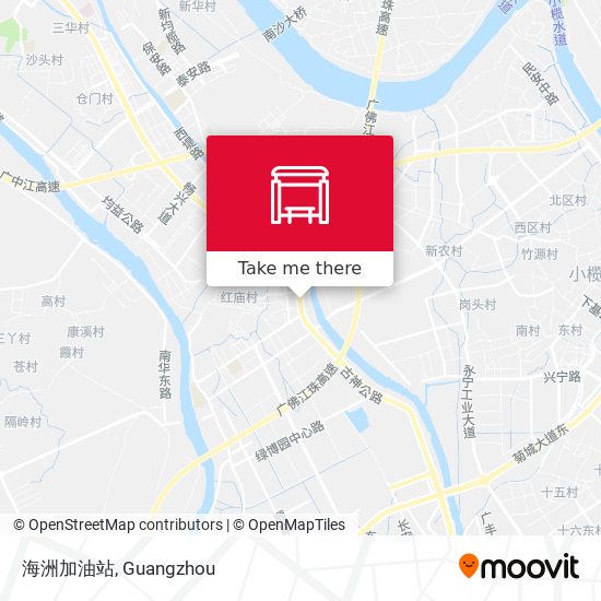 海洲加油站 map