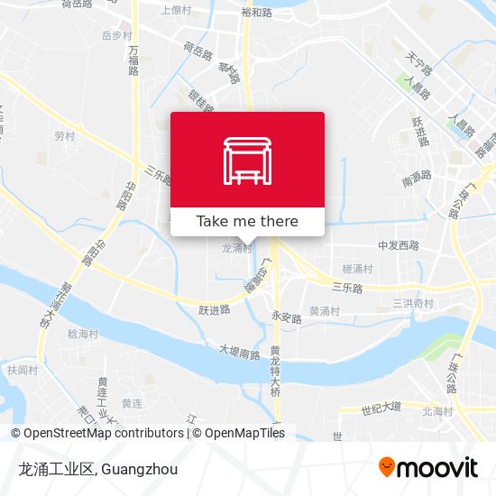 龙涌工业区 map