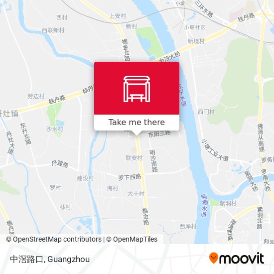 中滘路口 map