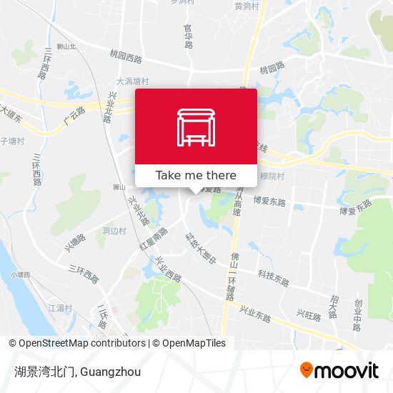 湖景湾北门 map