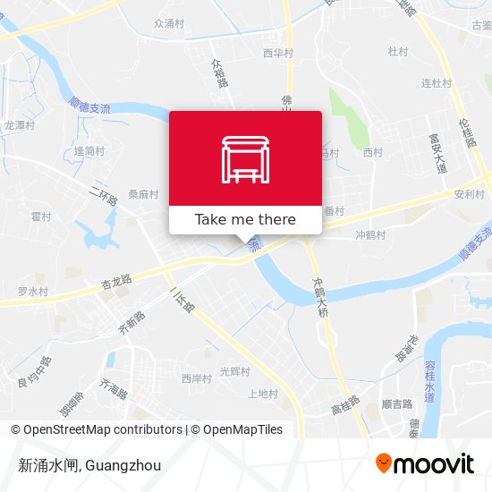 新涌水闸 map